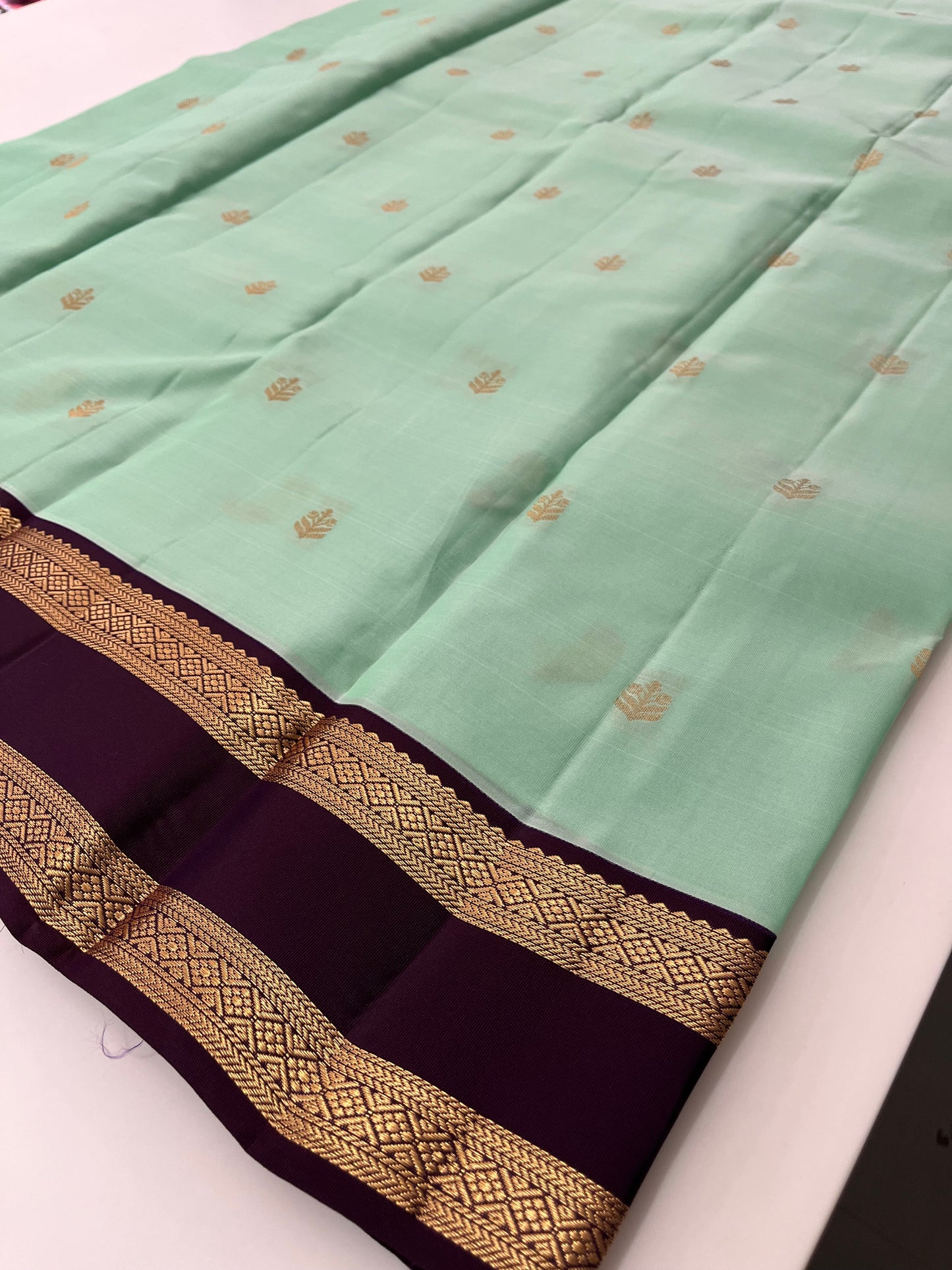 Pure Kanchipuram silk saree with silk mark certified