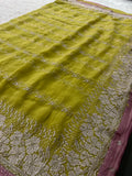 Work Organza Saree-JU12