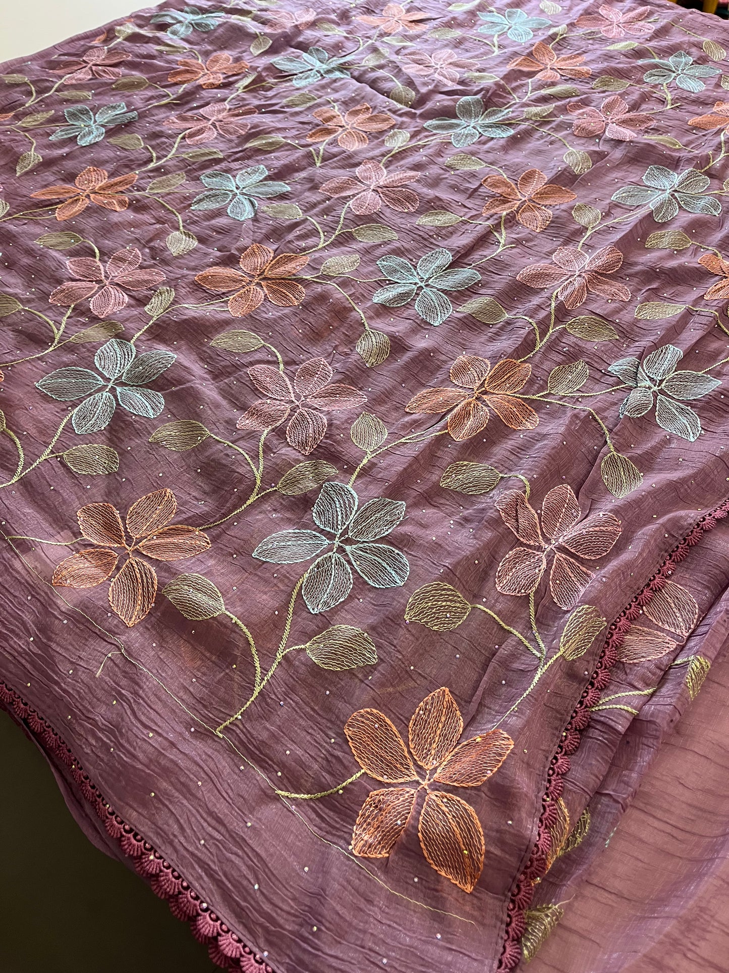 Soft organza Fancy saree