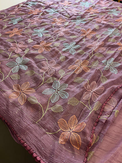 Soft organza Fancy saree