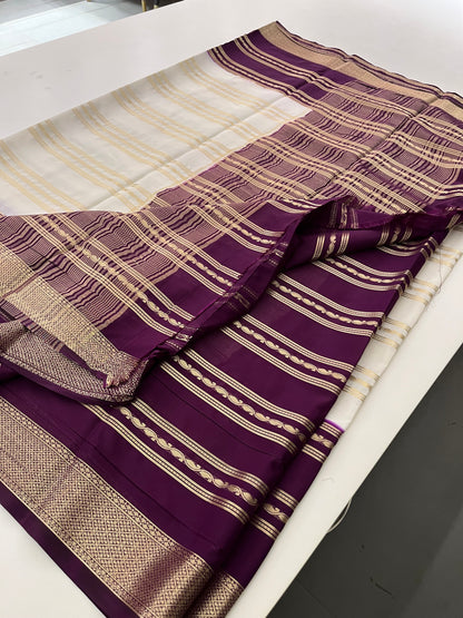 Semi Mysore Silk Saree
