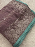 Work Organza Saree-JU12