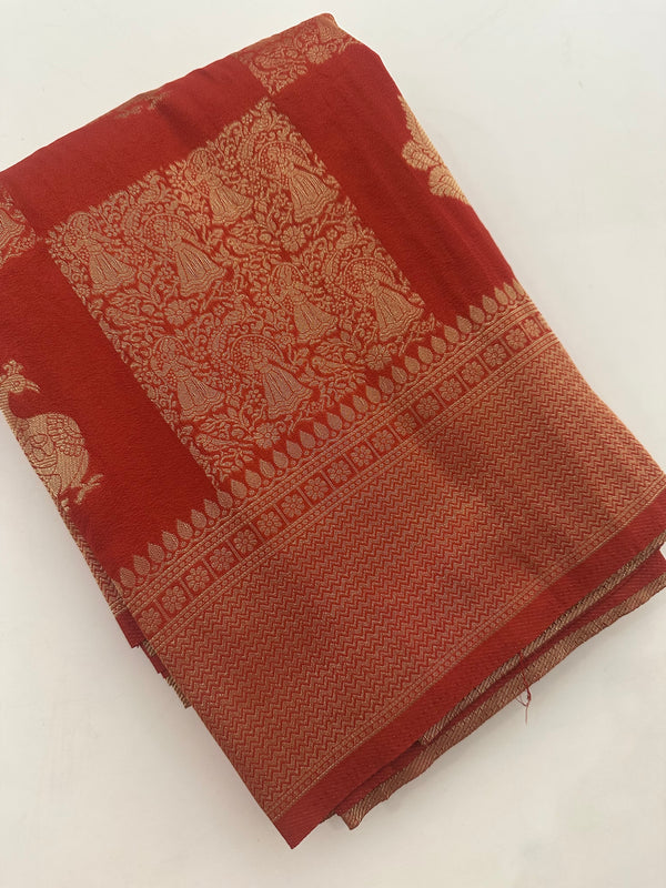 Banarsi Crape Silk-J29
