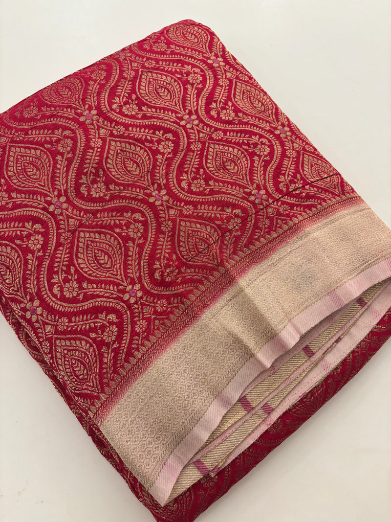 Brocade Crush Crape Georgette-J24