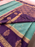 Semi Mysore Crape Silk saree-JU19