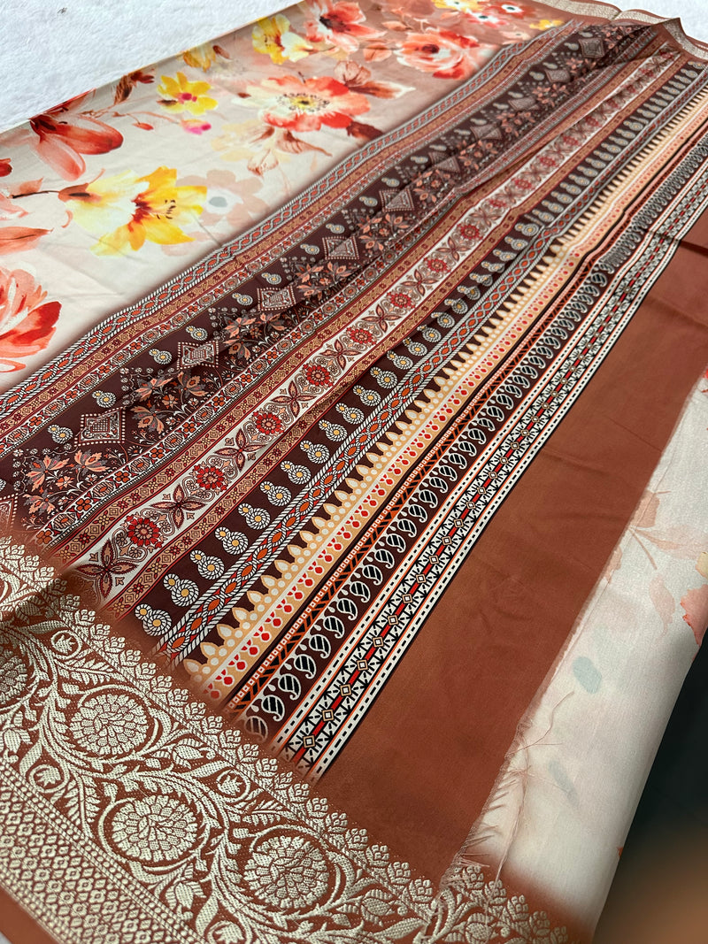 Semi Viscose Digital Prints -JU6