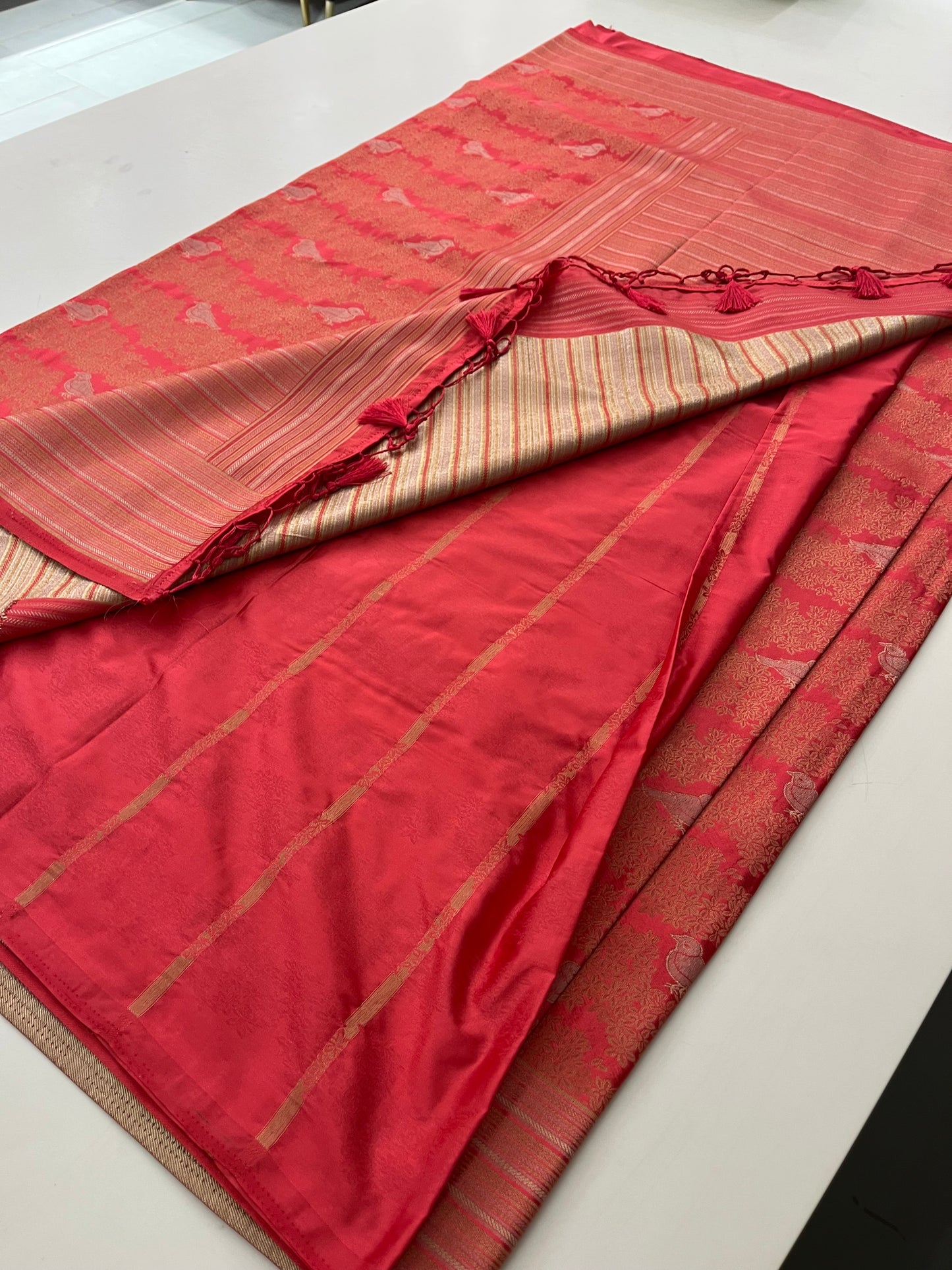 Banarasi crepe Brocade Saree