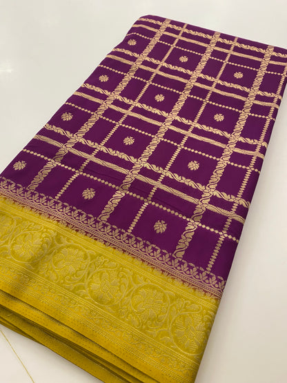 1710 SEMI CRAPE MYSORE SILK