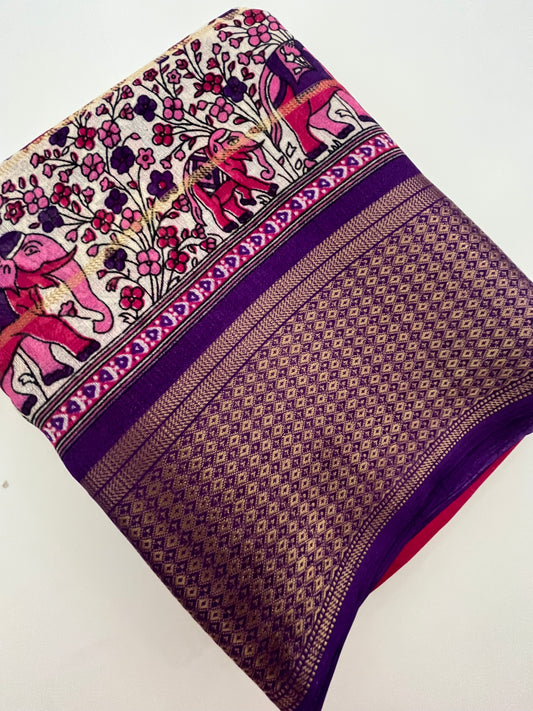 Kalamkari Chiffon