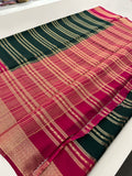 Semi Crepe Fancy Sarees🌹AU18