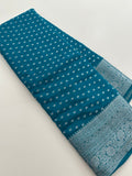 Tussar silver butties -AU3