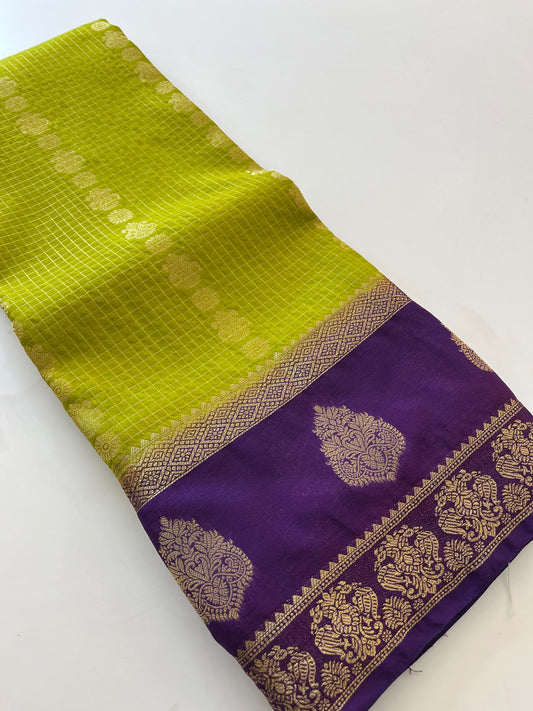 Banarasi crape fancy saree