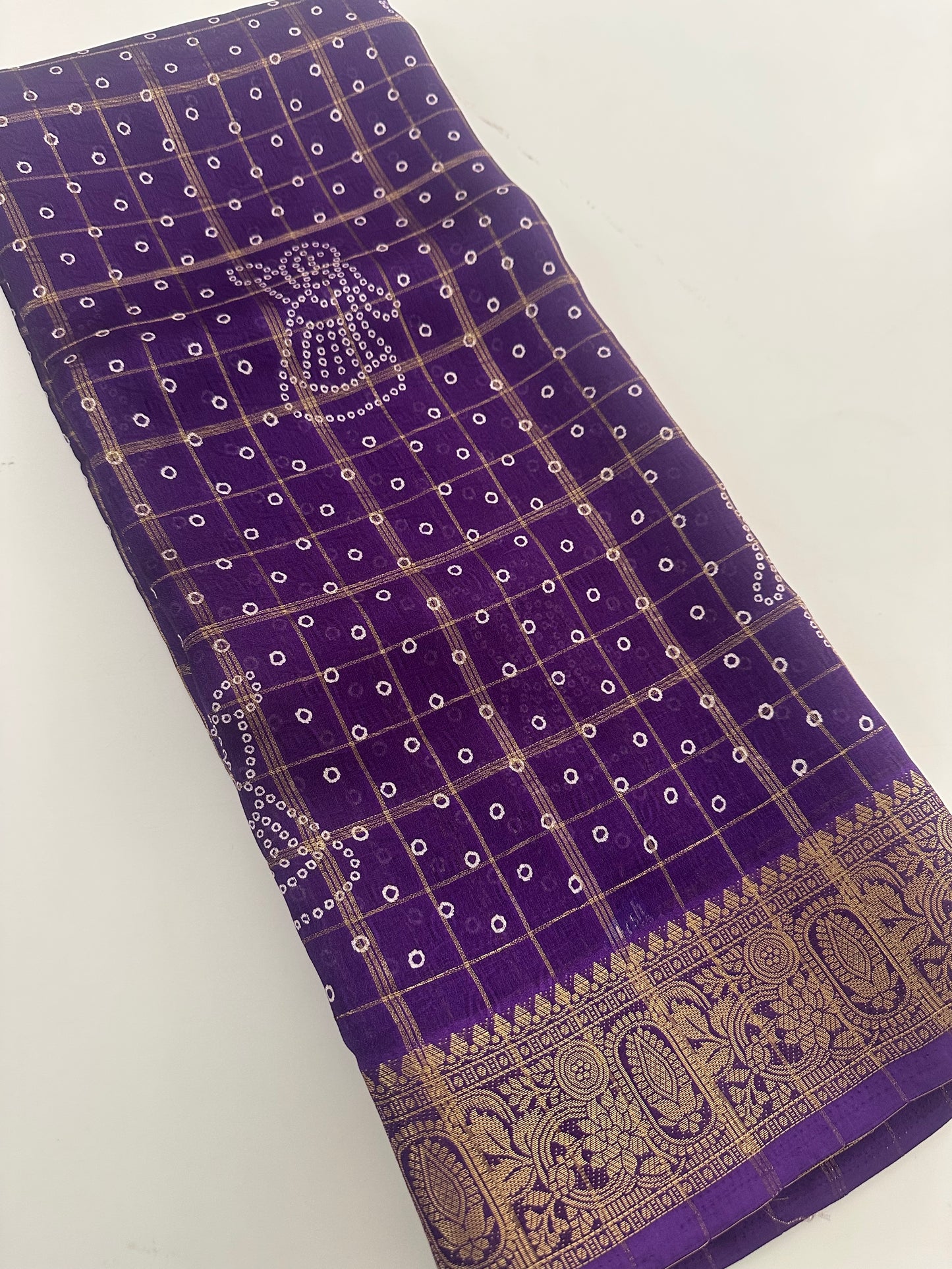 Crape Chiffon Fancy Saree-J1