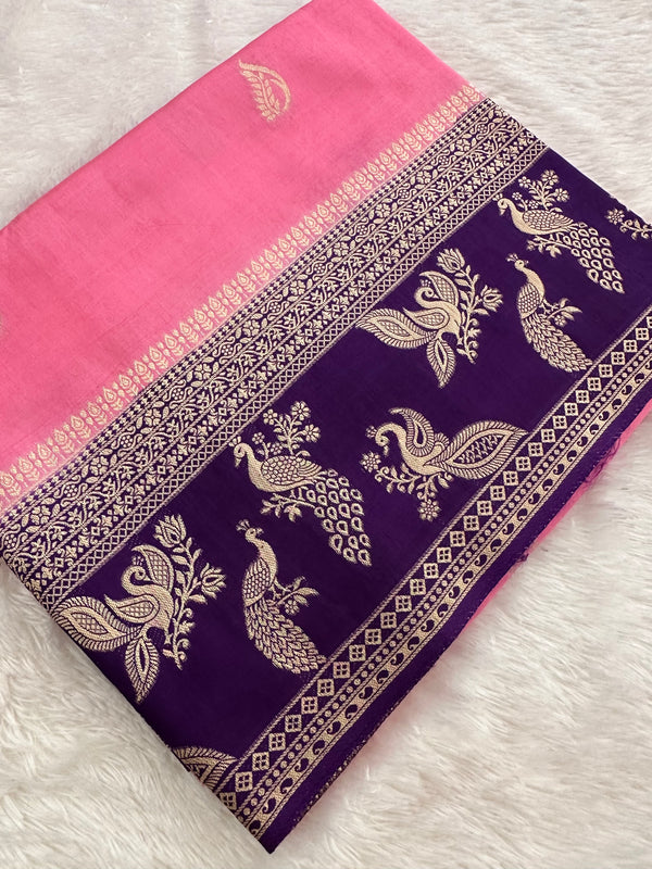 Banarasi Viscose Fancy Saree-JU10