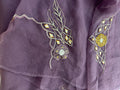 Organza Appliqué Work saree -M27