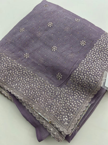 Organza Work Saree-M30