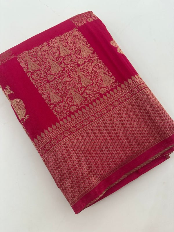 Banarsi Crape Silk-J29