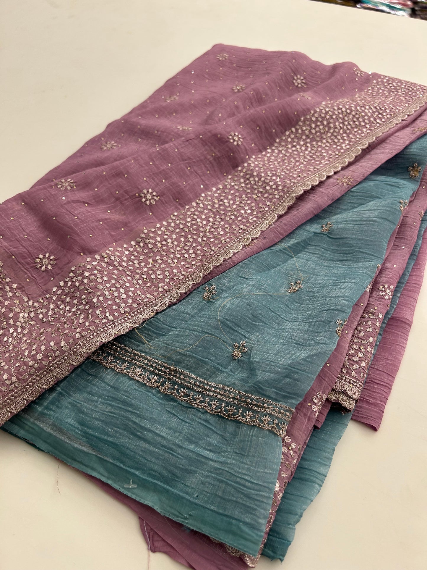 Organza Work Saree-M30