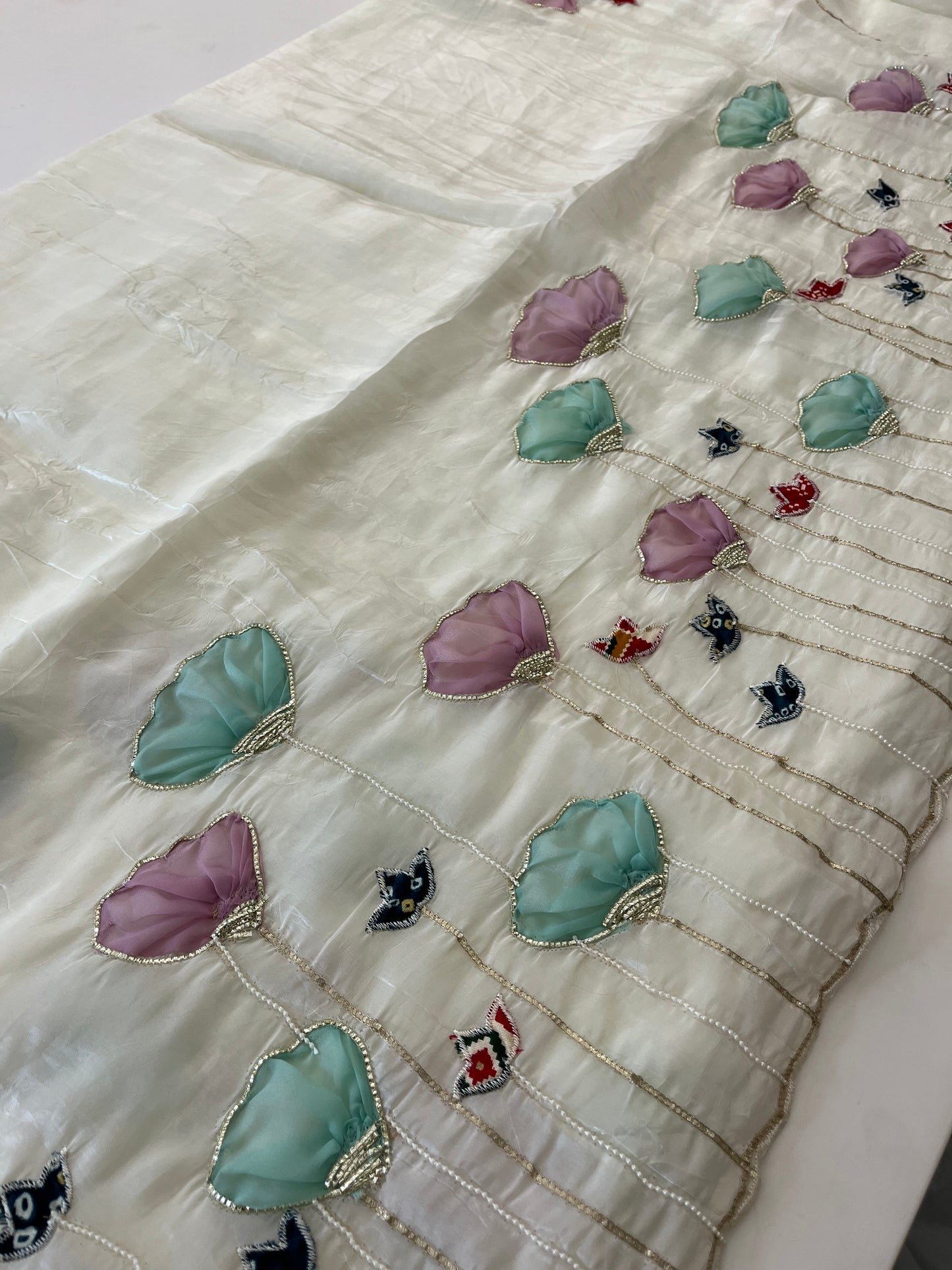 Soft organza designer fancy