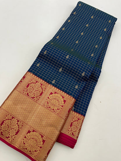 Jun24 Pure Silk Mix Kanchi Saree