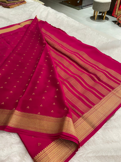 Pure Crape Mysore silk