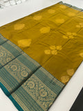 Semi Kanchi Silk Saree-JU16