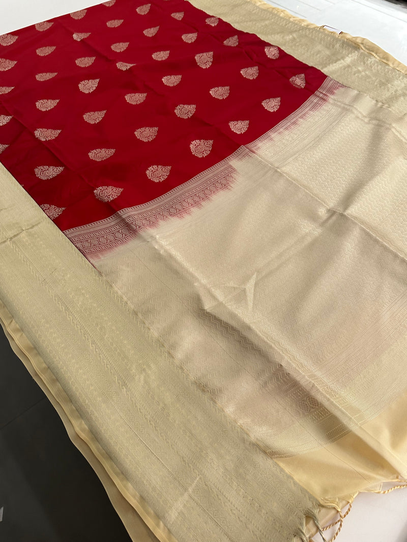 New Semi Soft silk Sarees From Kanchi in beatiful Borders -JU20