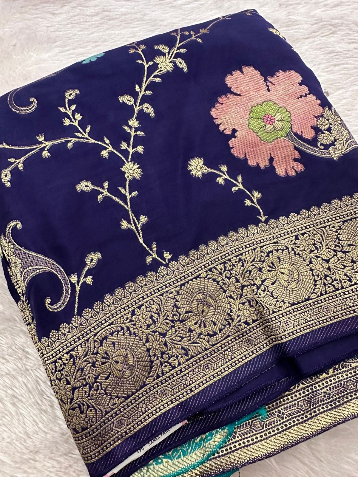 Banarasi Fancy Crape Saree -M19