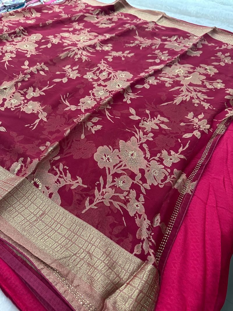 Brosso Fancy Saree New-JU3