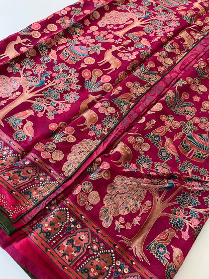 New Designer Fancy Saree 127-1129