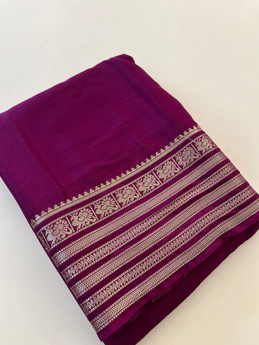 Semi Mysore silk premium