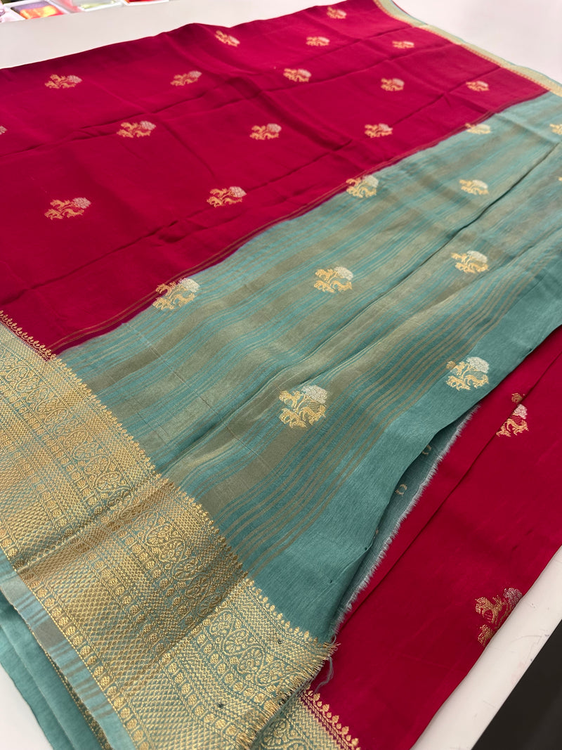 Premium Tussar Fancy Saree -AU6
