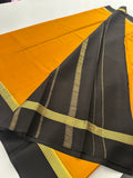 80GSM PURE CRAPE MYSORE SILK SAREE- JU28