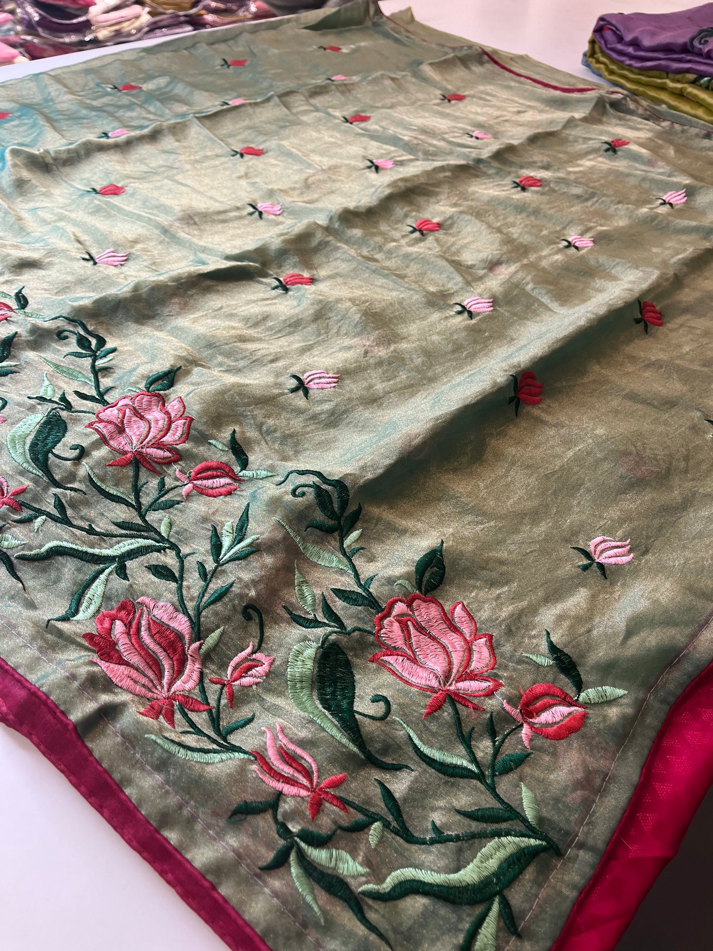 Designer Simmer Fancy Saree