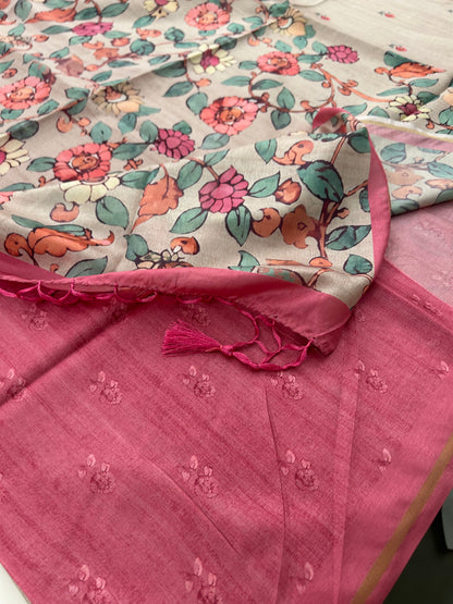 Tussar Printed Saree-M23