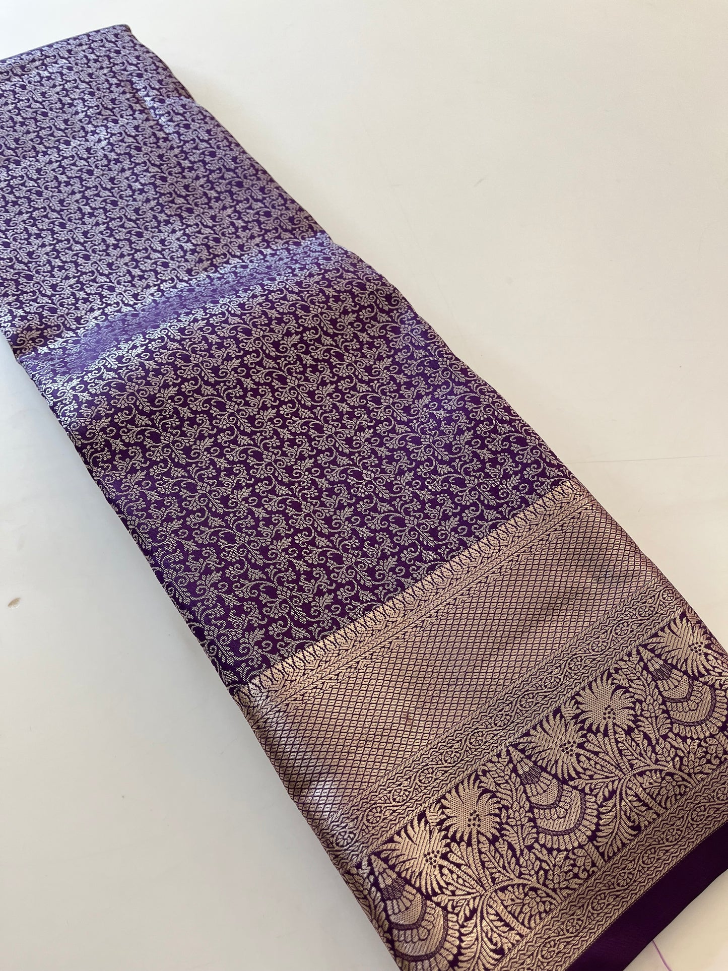 Kanchi semi silk brocade