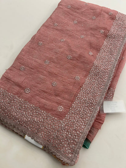 Organza Work Saree-M30