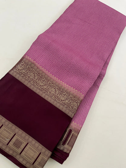 Crepe Banarasi Saree
