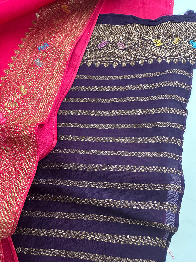 Full Weaving Pure Tussar Premium Designer Saree-J26