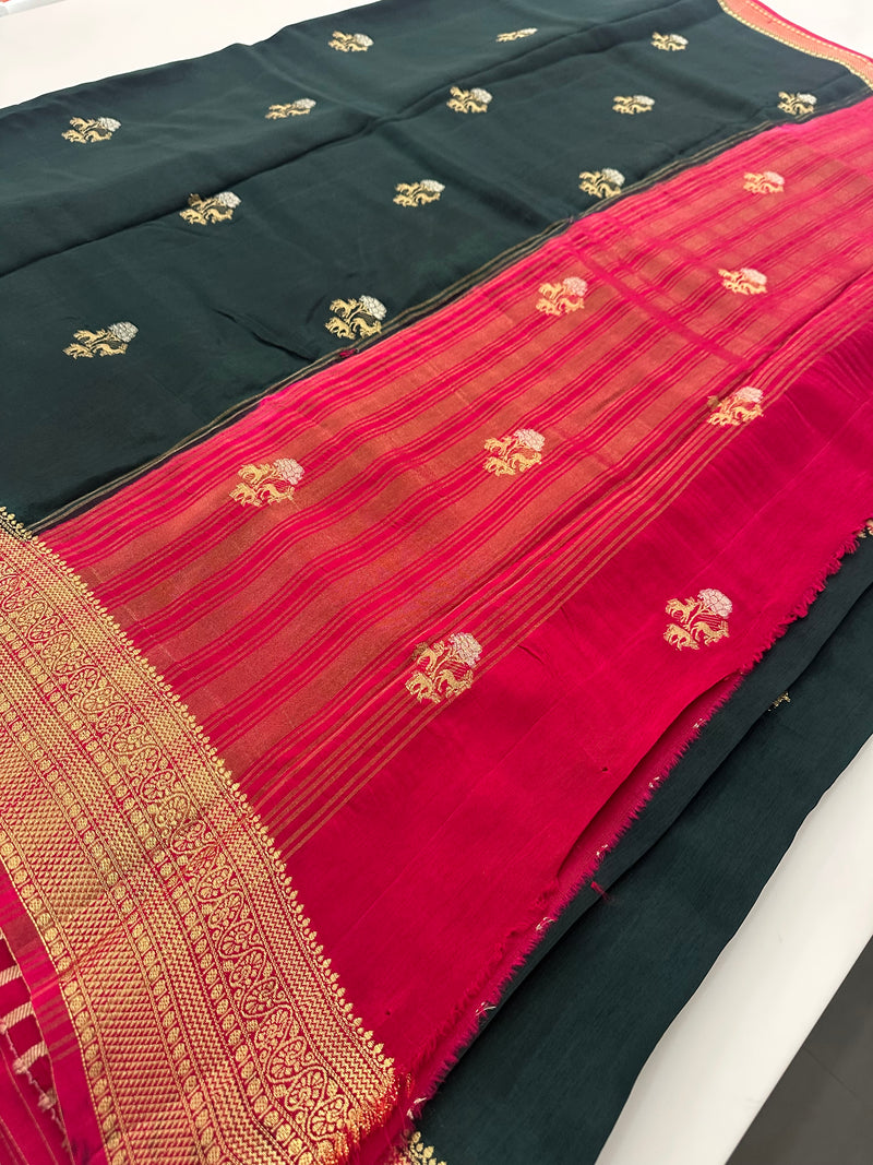 Premium Tussar Fancy Saree -AU6