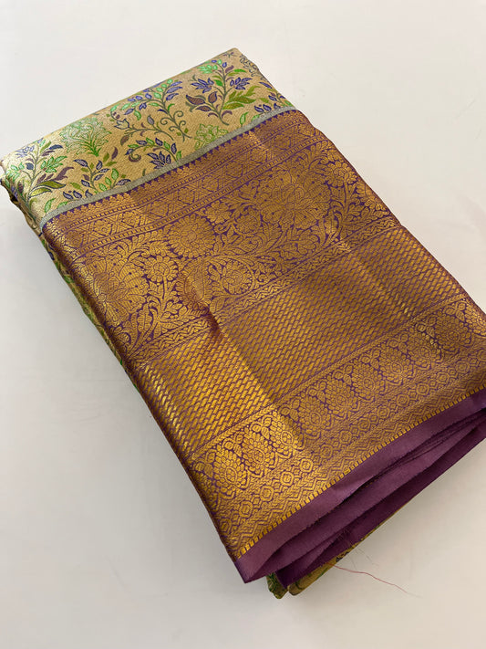 Pure Kanchi Puram silk saree