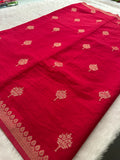 Linen Fancy Sarees,, Comes with small border and self blouse piece 🌹AU18