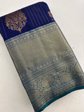 Semi Kanchi Silk Saree-J24