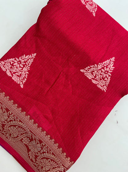 Tussar Chiffon