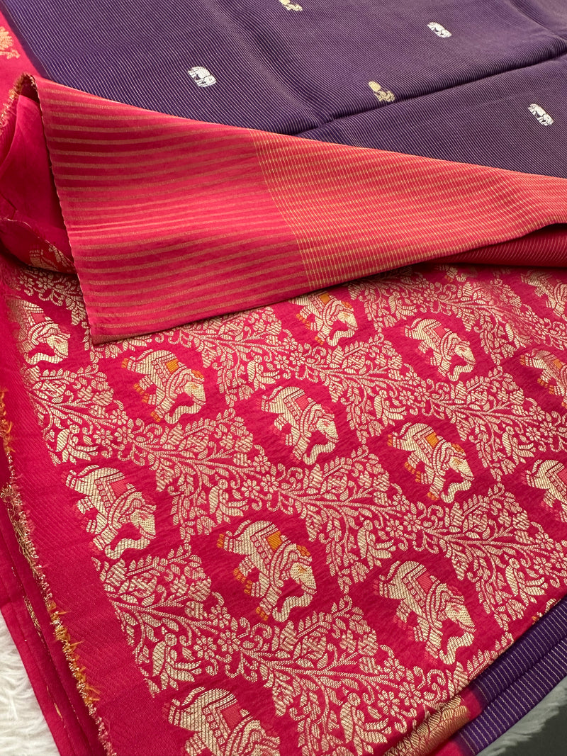 Banarasi Viscose Fancy Saree-JU10