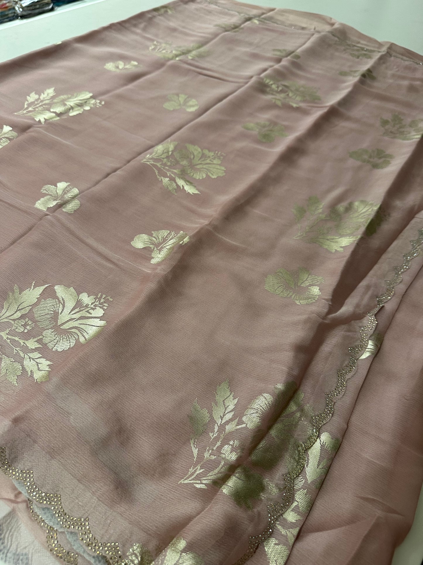 Foil Print Chiffon-J2