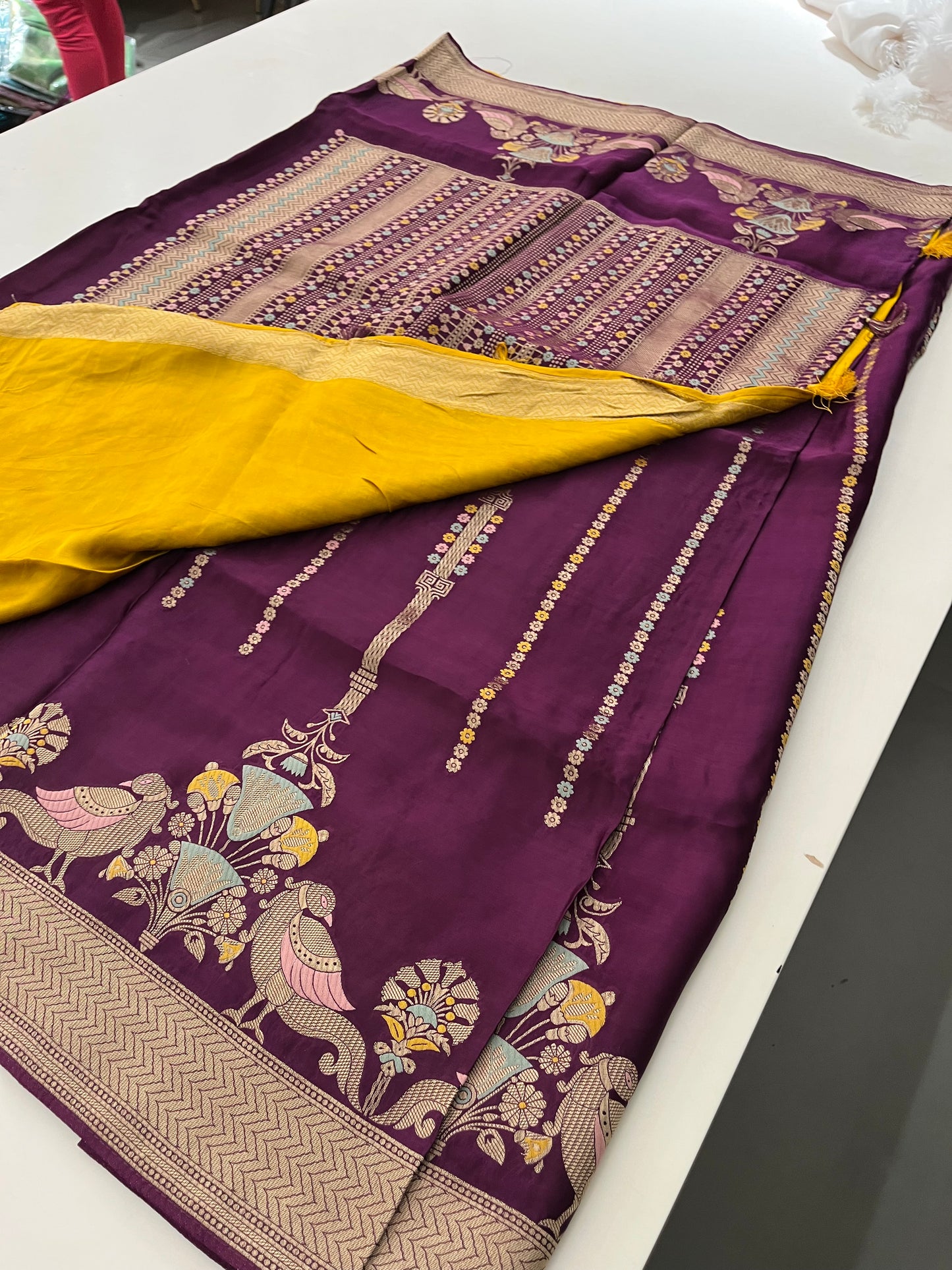 Crepe Satin Silk Designer
