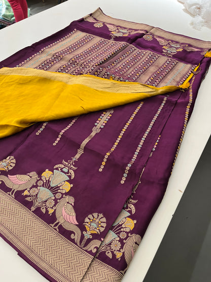 Crepe Satin Silk Designer