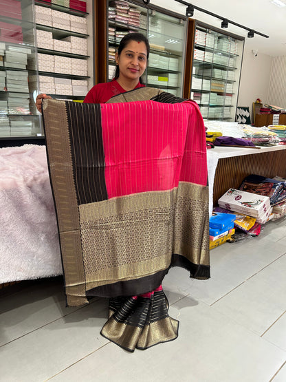 Banarasi viscose crape fancy