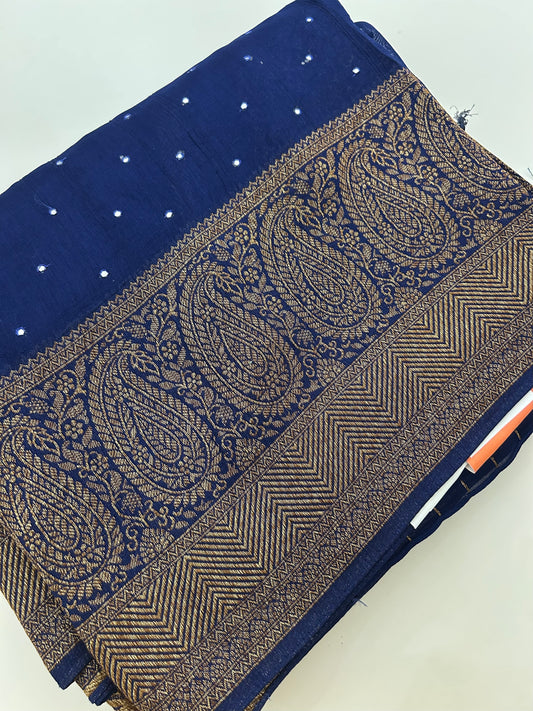 JUTE TUSSAR PREMIUM WITH MIRROR WORK-22